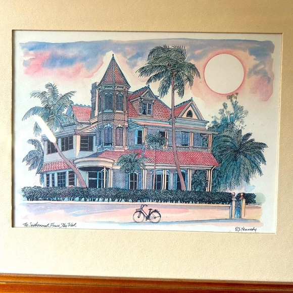 Robert Kennedy Print | Southernmost House Key West | Historic Landmark Art - Picture 5 of 8